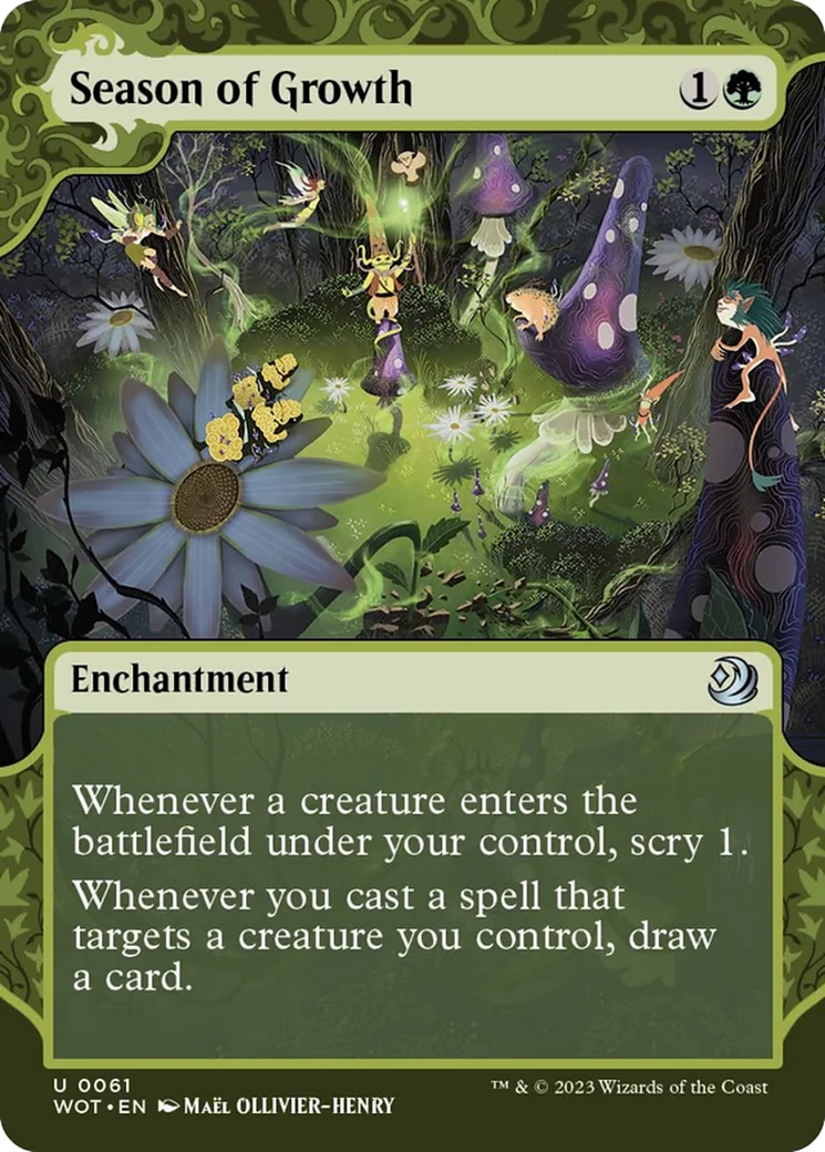 Season of Growth [Wilds of Eldraine: Enchanting Tales] | Cracking-Singles