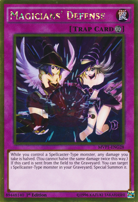 Magicians' Defense [MVP1-ENG28] Gold Rare | Cracking-Singles