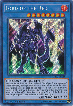 Lord of the Red [DRL2-EN016] Secret Rare | Cracking-Singles