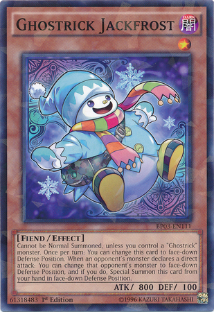 Ghostrick Jackfrost [BP03-EN111] Shatterfoil Rare | Cracking-Singles