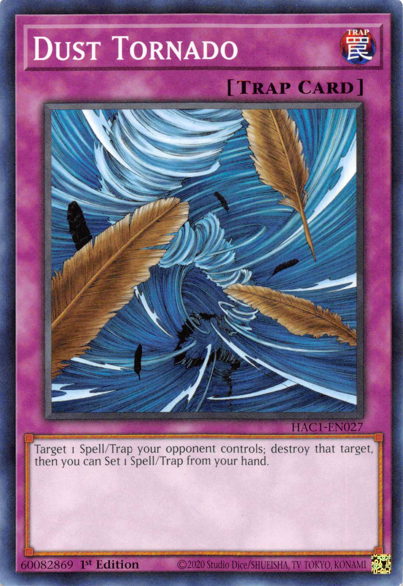 Dust Tornado (Duel Terminal) [HAC1-EN027] Parallel Rare | Cracking-Singles