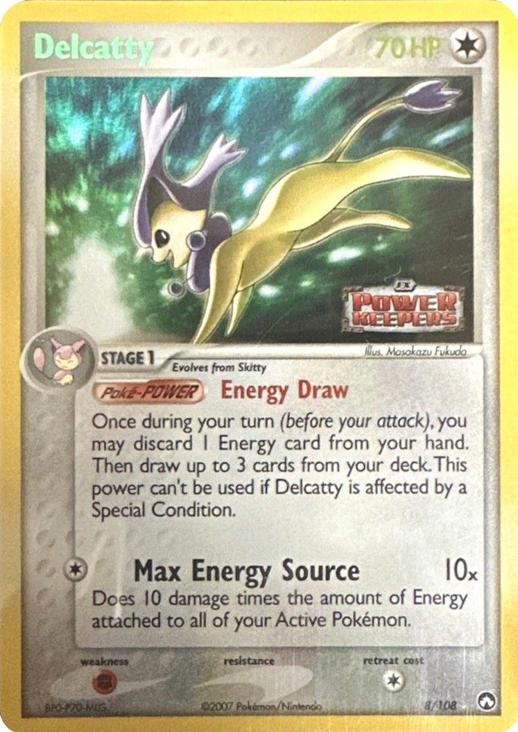 Delcatty (8/108) (Stamped) [EX: Power Keepers] | Cracking-Singles