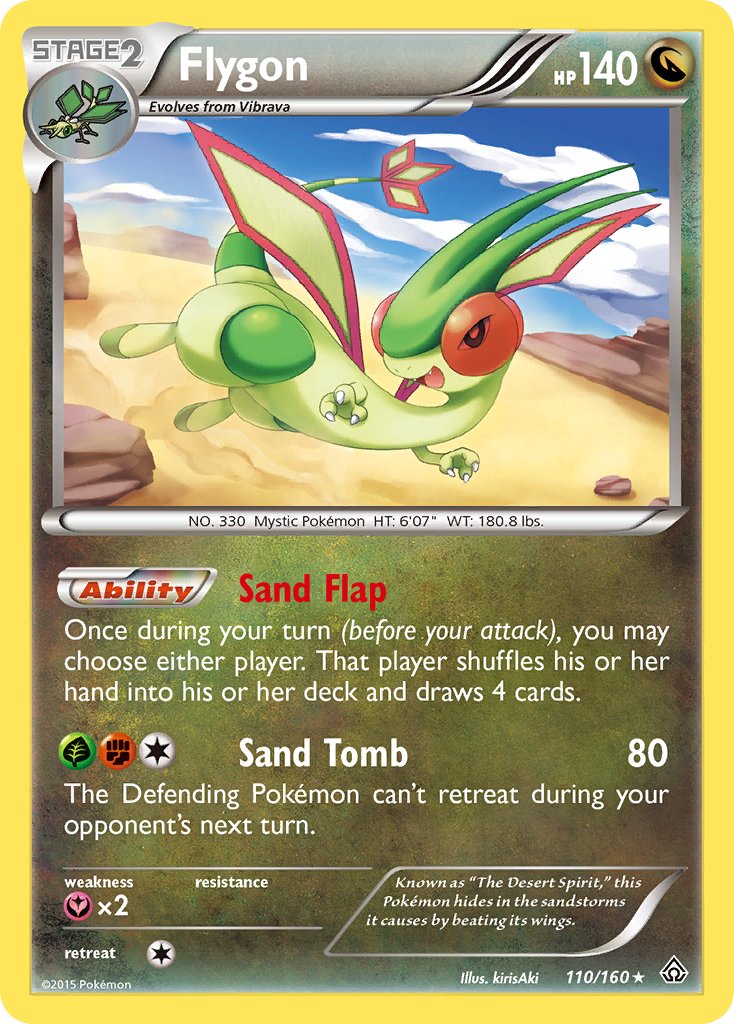 Flygon (110/160) (Cosmos Holo) (Blister Exclusive) [XY: Primal Clash] | Cracking-Singles