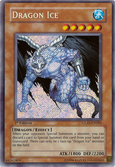 Dragon Ice [GLAS-EN084] Secret Rare | Cracking-Singles