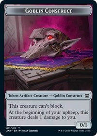 Goblin Construct [Zendikar Rising Tokens] | Cracking-Singles