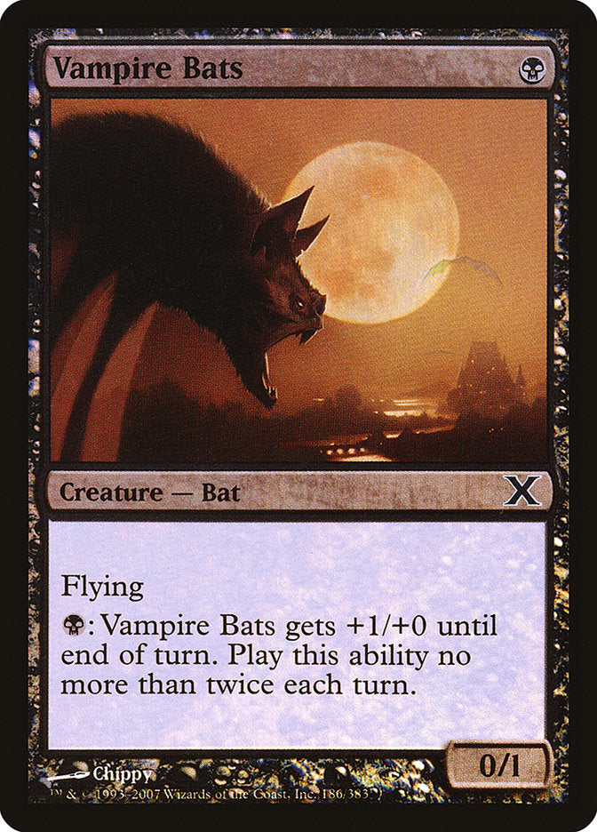 Vampire Bats (Premium Foil) [Tenth Edition] | Cracking-Singles