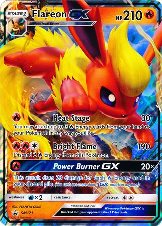 Flareon GX (SM171) (Jumbo Card) [Sun & Moon: Black Star Promos] | Cracking-Singles