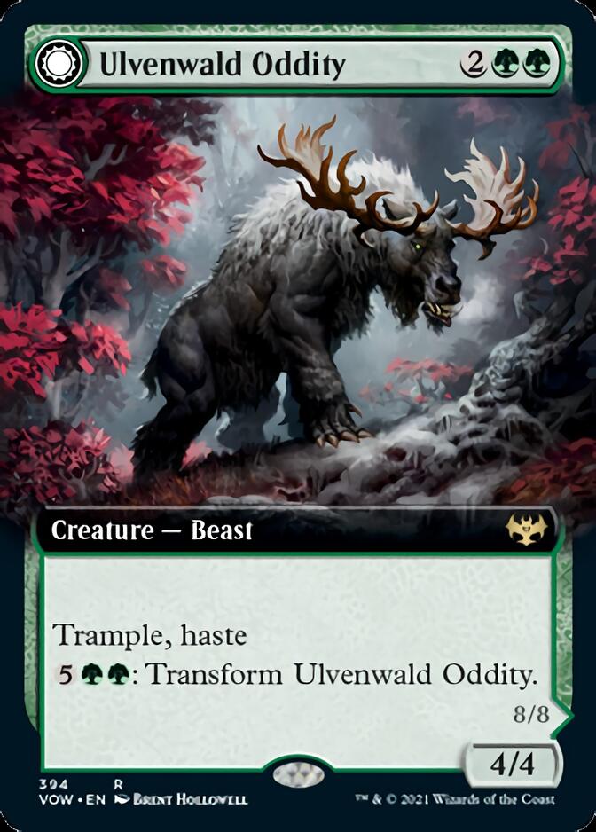 Ulvenwald Oddity // Ulvenwald Behemoth (Extended) [Innistrad: Crimson Vow] | Cracking-Singles