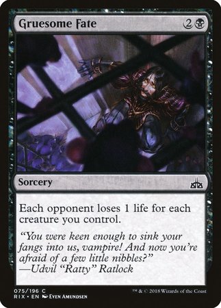 Gruesome Fate [Rivals of Ixalan] | Cracking-Singles