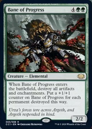 Bane of Progress [Commander Collection: Green] | Cracking-Singles