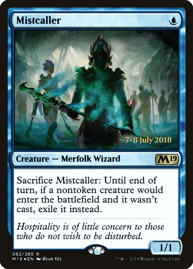 Mistcaller  [Core Set 2019 Prerelease Promos] | Cracking-Singles