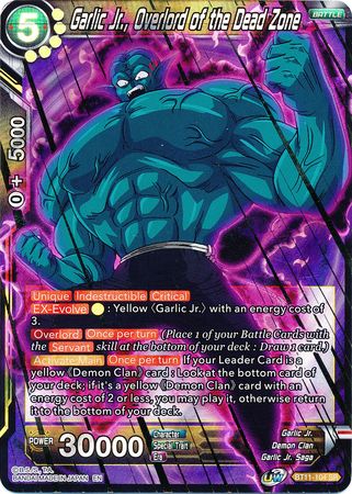 Garlic Jr., Overlord of the Dead Zone (SPR) [BT11-104] | Cracking-Singles