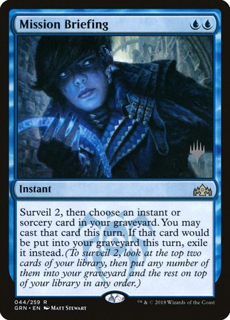 Mission Briefing [Guilds of Ravnica Promos] | Cracking-Singles