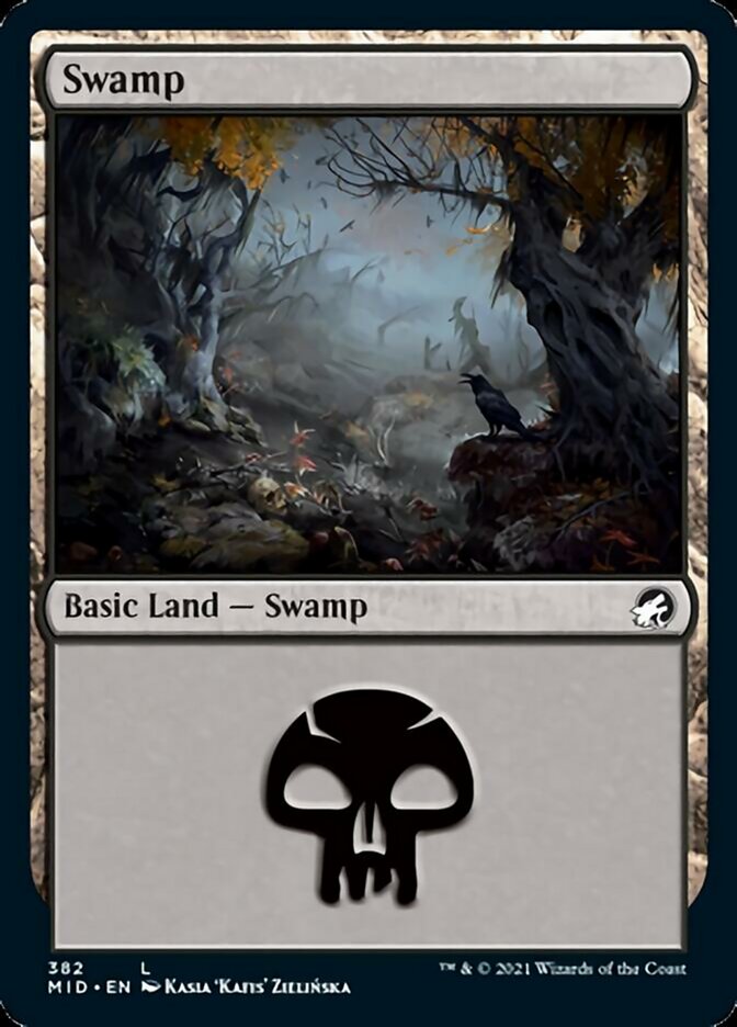 Swamp (382) [Innistrad: Midnight Hunt] | Cracking-Singles