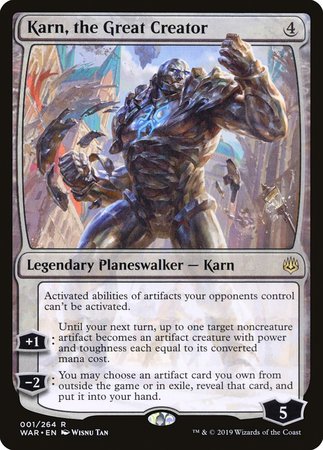 Karn, the Great Creator [War of the Spark] | Cracking-Singles