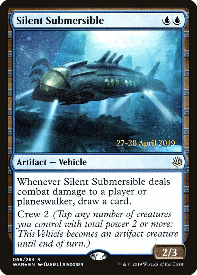 Silent Submersible  [War of the Spark Prerelease Promos] | Cracking-Singles