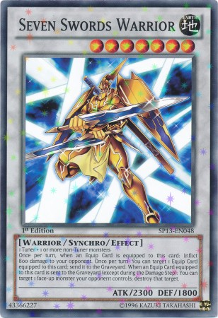 Seven Swords Warrior [SP13-EN048] Starfoil Rare | Cracking-Singles