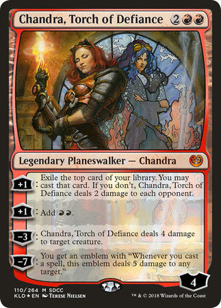 Chandra, Torch of Defiance (SDCC 2018 EXCLUSIVE) [San Diego Comic-Con 2018] | Cracking-Singles