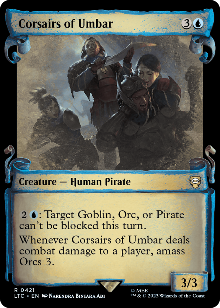 Corsairs of Umbar [The Lord of the Rings: Tales of Middle-Earth Commander Showcase Scrolls] | Cracking-Singles