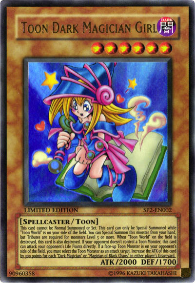 Toon Dark Magician Girl [SP2-EN002] Ultra Rare | Cracking-Singles