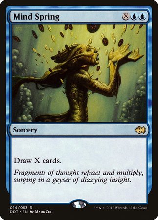 Mind Spring [Duel Decks: Merfolk vs. Goblins] | Cracking-Singles