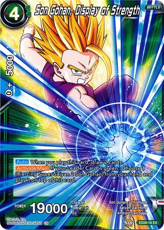 Son Gohan, Display of Strength [EX06-16] | Cracking-Singles