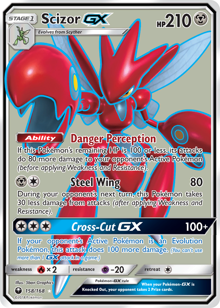 Scizor GX (158/168) [Sun & Moon: Celestial Storm] | Cracking-Singles