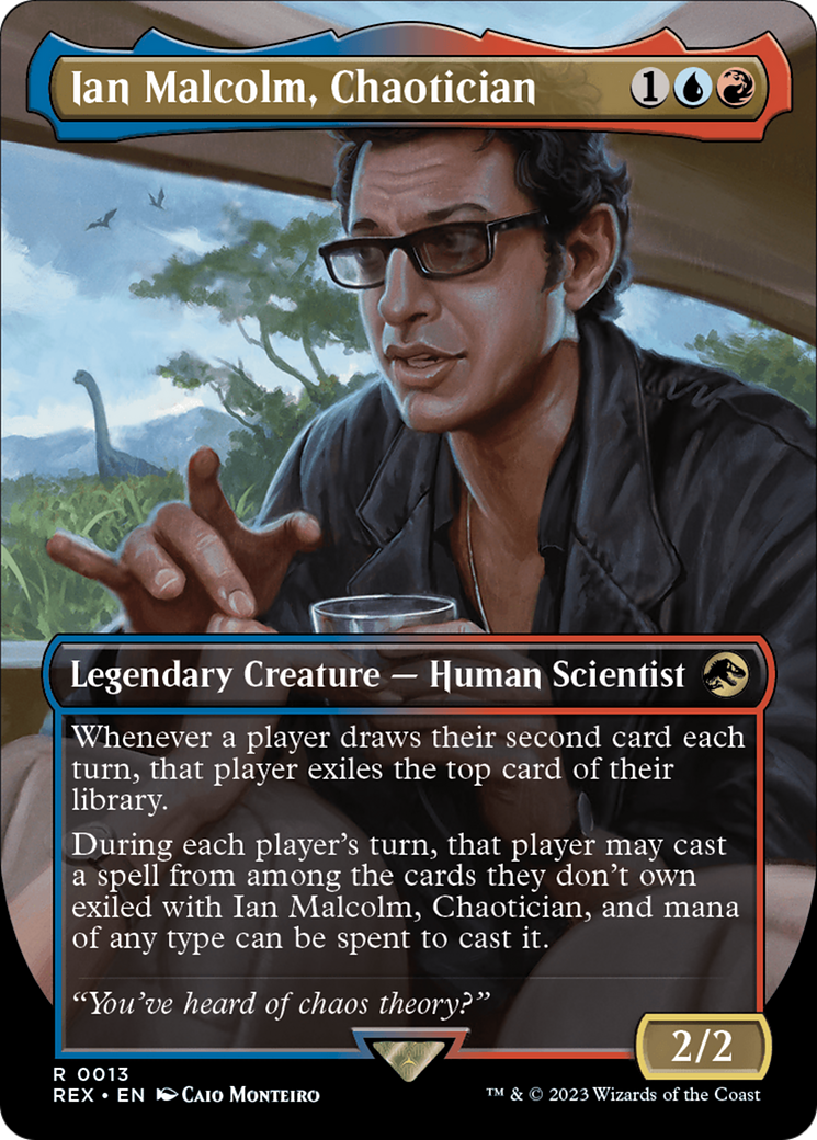 Ian Malcolm, Chaotician (Borderless) [Jurassic World Collection] | Cracking-Singles