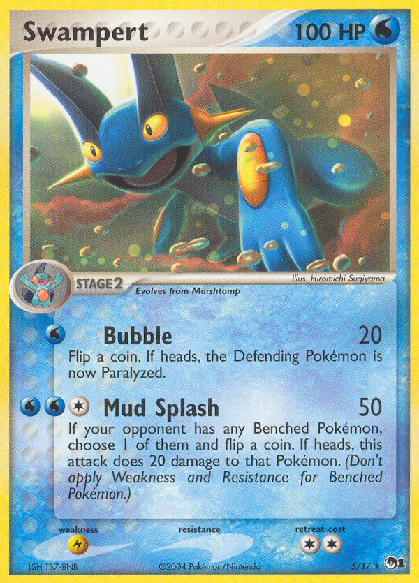 Swampert (5/17) [POP Series 1] | Cracking-Singles