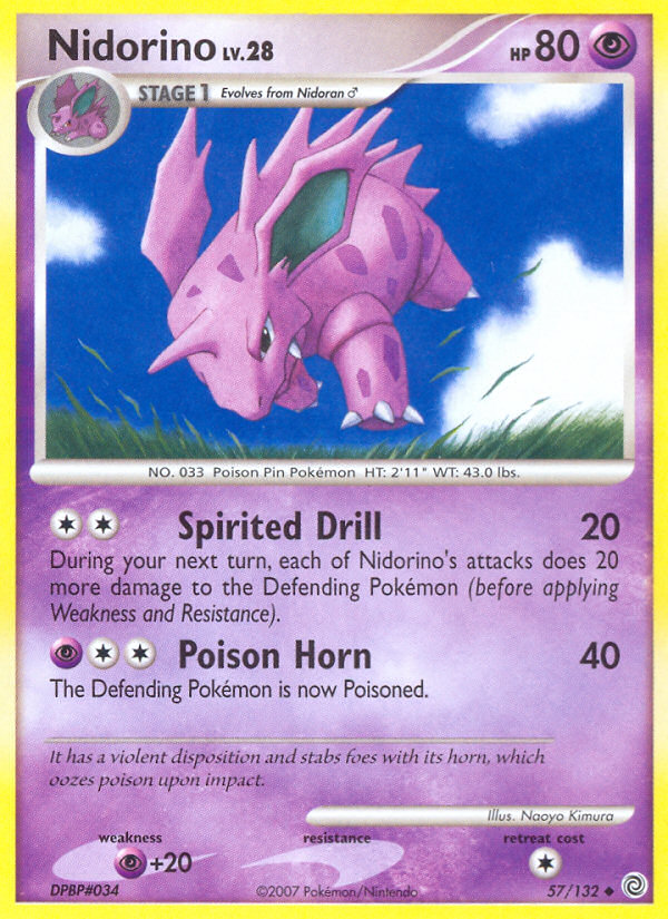 Nidorino (57/132) [Diamond & Pearl: Secret Wonders] | Cracking-Singles