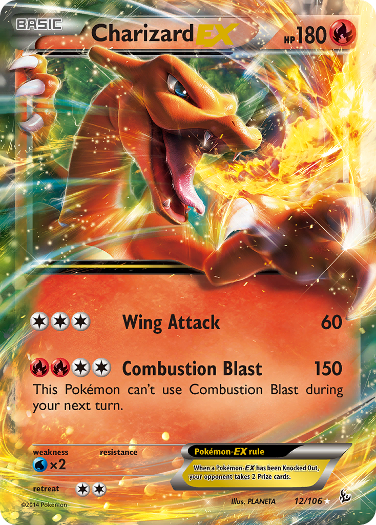 Charizard EX (12/106) [XY: Flashfire] | Cracking-Singles