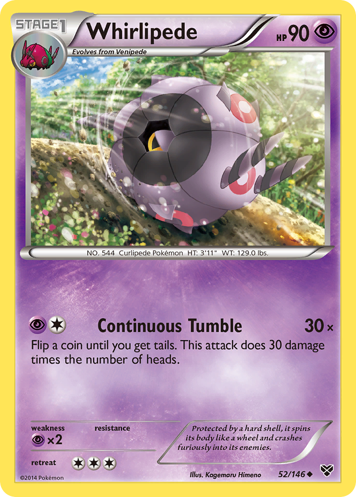 Whirlipede (52/146) [XY: Base Set] | Cracking-Singles