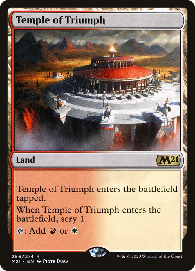 Temple of Triumph (Promo Pack) [Core Set 2021 Promos] | Cracking-Singles