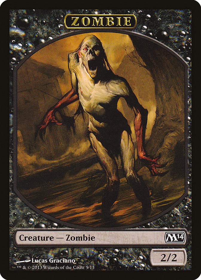 Zombie [Magic 2014 Tokens] | Cracking-Singles