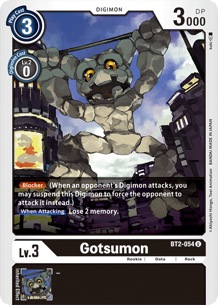 Gotsumon [BT2-054] [Release Special Booster Ver.1.0] | Cracking-Singles