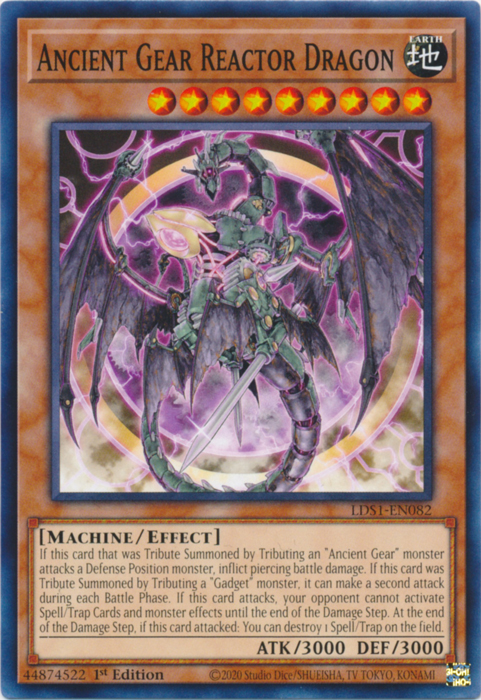 Ancient Gear Reactor Dragon [LDS1-EN082] Common | Cracking-Singles