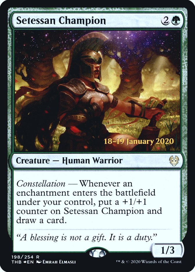 Setessan Champion [Theros Beyond Death Prerelease Promos] | Cracking-Singles