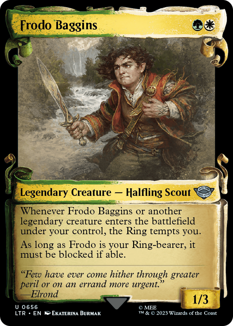 Frodo Baggins [The Lord of the Rings: Tales of Middle-Earth Showcase Scrolls] | Cracking-Singles