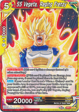 SS Vegeta, Raging Frenzy [BT8-111] | Cracking-Singles