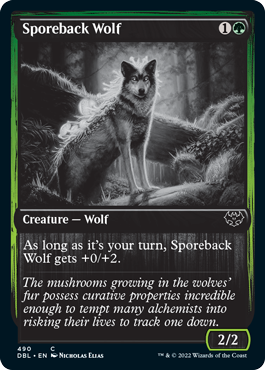 Sporeback Wolf [Innistrad: Double Feature] | Cracking-Singles