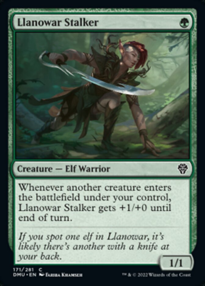 Llanowar Stalker [Dominaria United] | Cracking-Singles