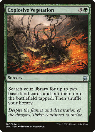 Explosive Vegetation [Dragons of Tarkir] | Cracking-Singles