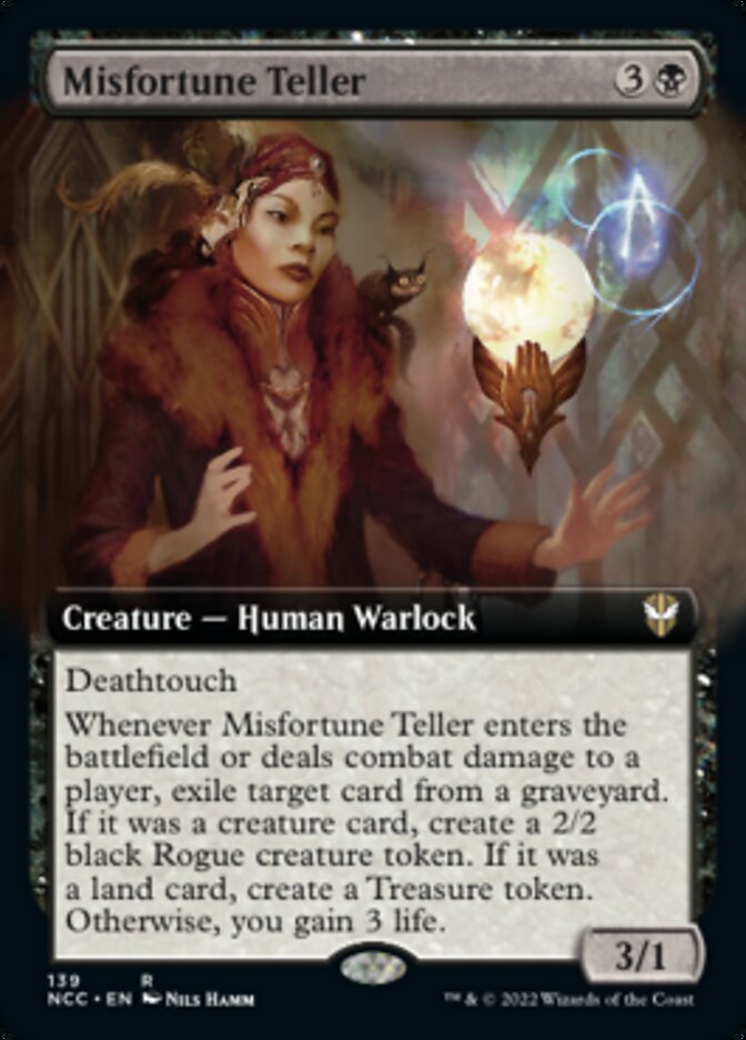 Misfortune Teller (Extended Art) [Streets of New Capenna Commander] | Cracking-Singles