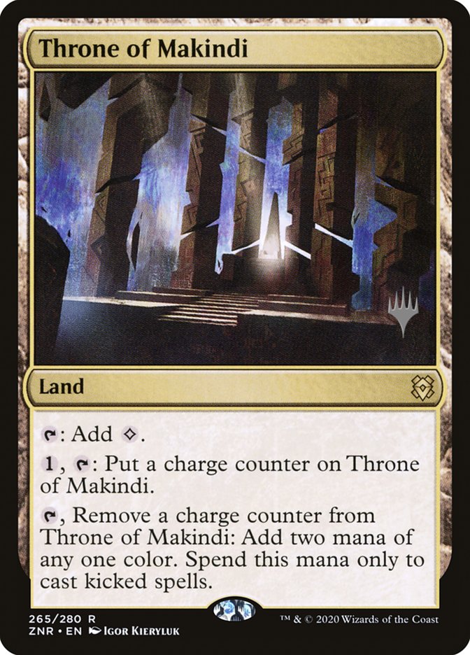 Throne of Makindi (Promo Pack) [Zendikar Rising Promos] | Cracking-Singles