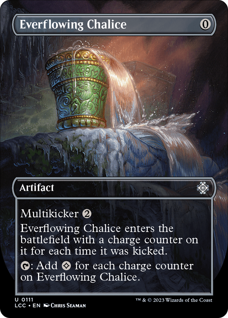 Everflowing Chalice (Borderless) [The Lost Caverns of Ixalan Commander] | Cracking-Singles