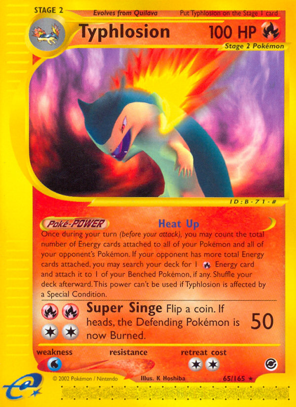 Typhlosion (65/165) [Expedition: Base Set] | Cracking-Singles