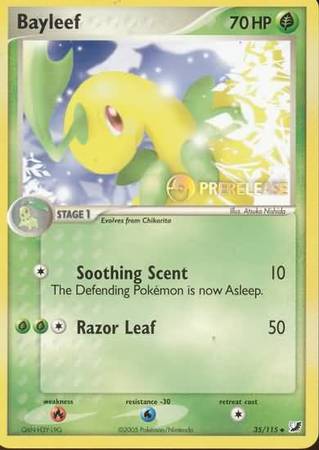 Bayleef (35/115) (Prerelease Promo) [Nintendo: Black Star Promos] | Cracking-Singles