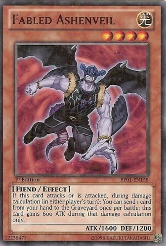 Fabled Ashenveil [BP01-EN158] Starfoil Rare | Cracking-Singles