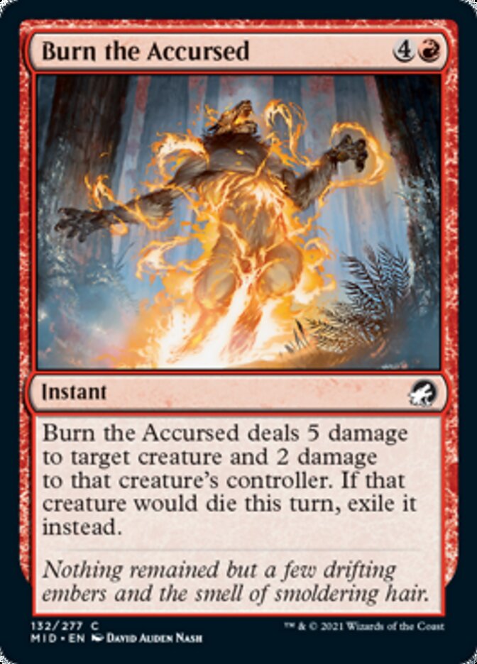 Burn the Accursed [Innistrad: Midnight Hunt] | Cracking-Singles