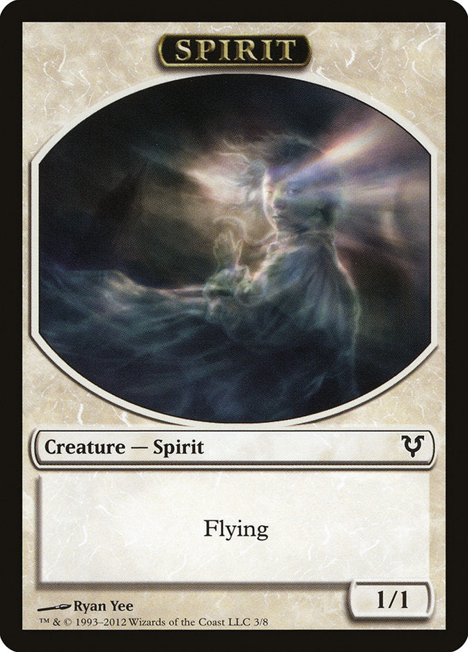 Spirit (3/8) [Avacyn Restored Tokens] | Cracking-Singles